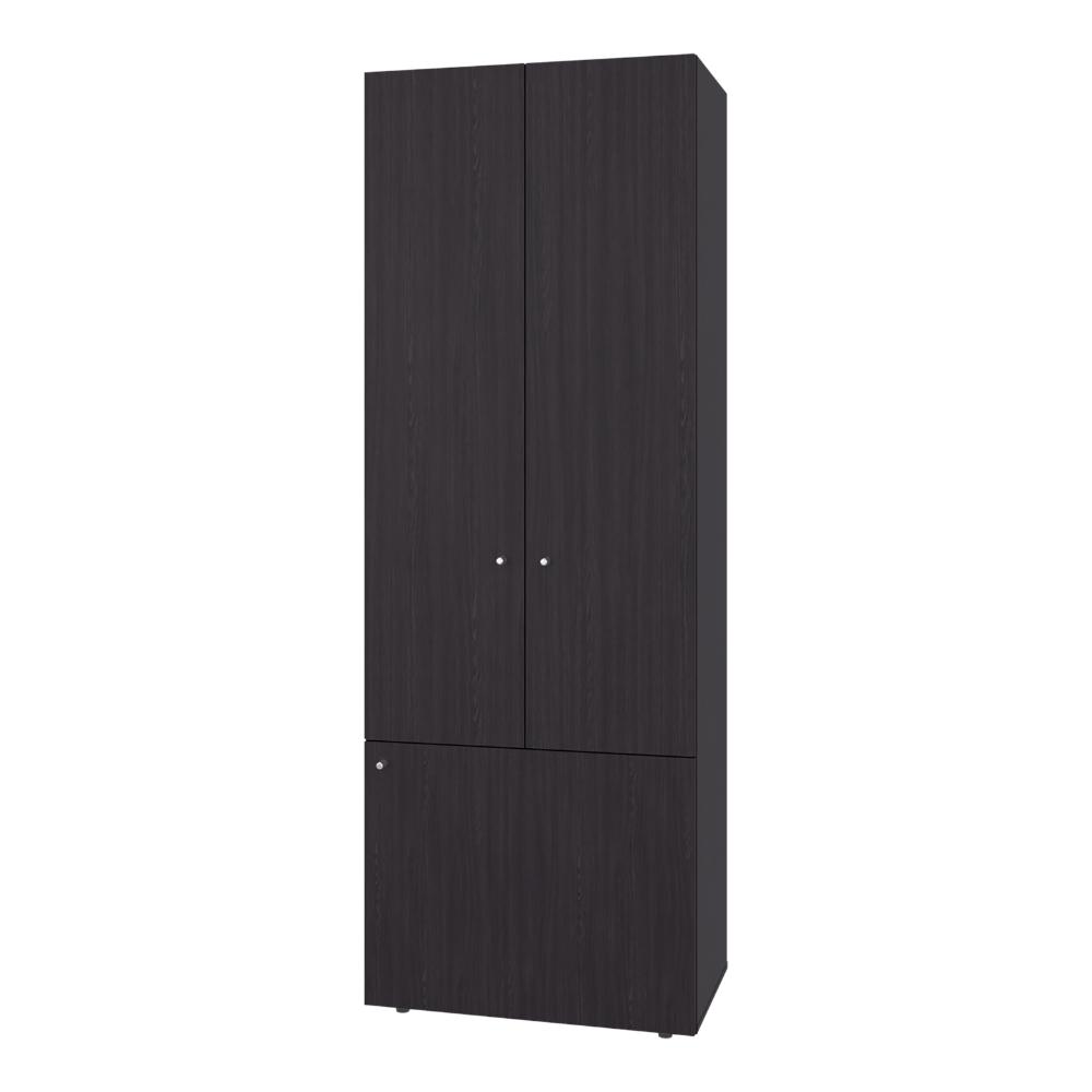 Closet Beico II, Wengue, con tres Puertas Abatibles y tres entrepaños ZF