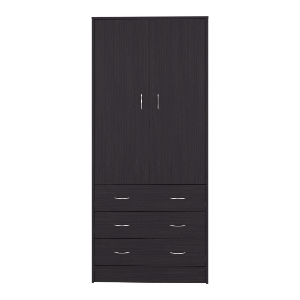 Closet Pilic, Kronos Wengue, tres cajones con gran capacidad de almacenamiento ZF