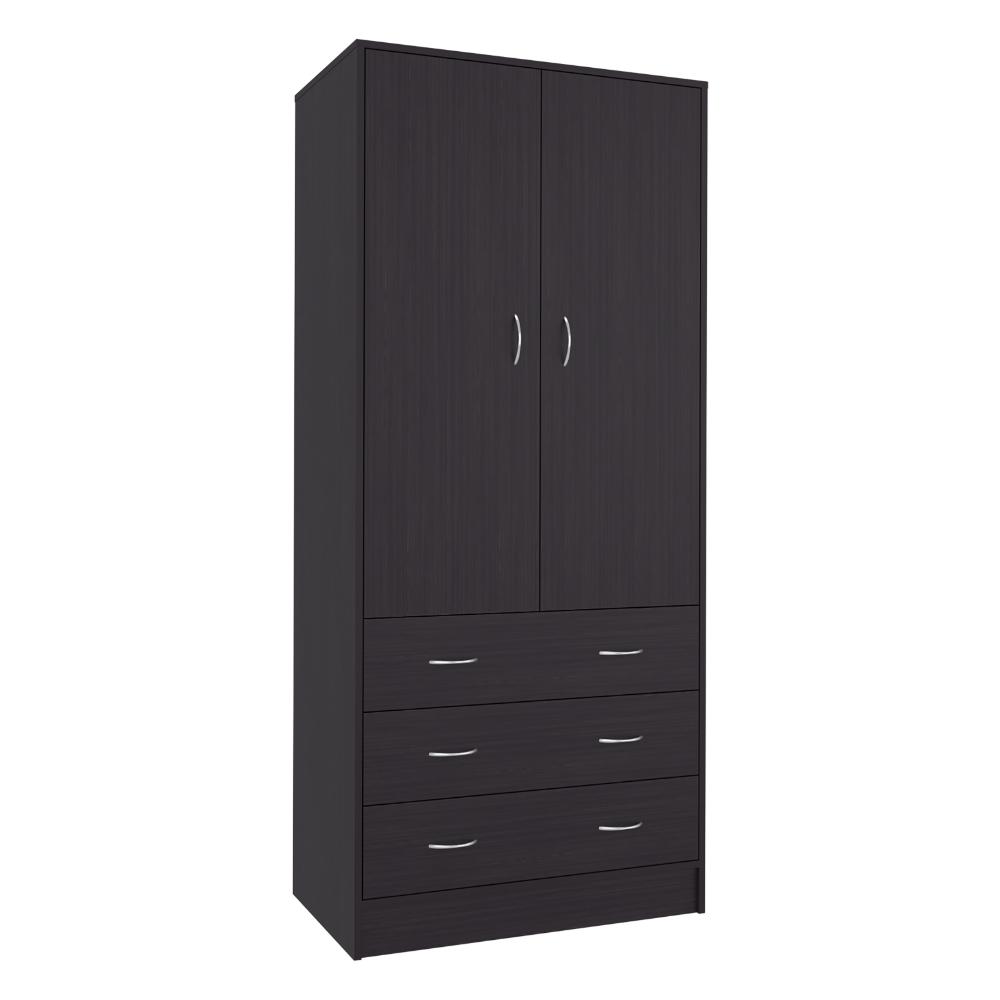 Closet Pilic, Kronos Wengue, tres cajones con gran capacidad de almacenamiento ZF