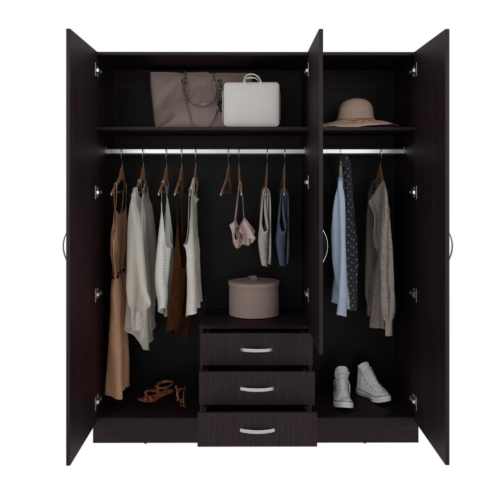 Closet Gate, Wengue, con gran pacidad de almacenamiento incluye espejo ZF