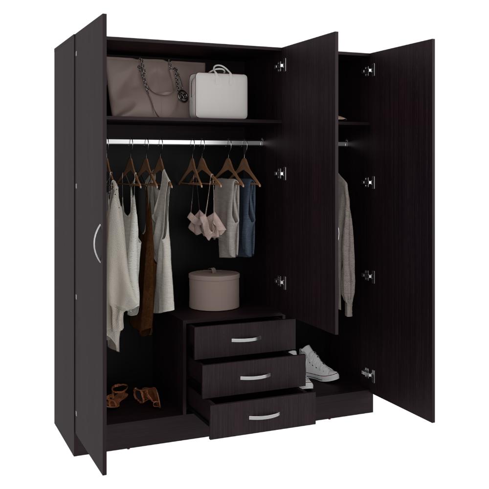 Closet Gate, Wengue, con gran pacidad de almacenamiento incluye espejo ZF