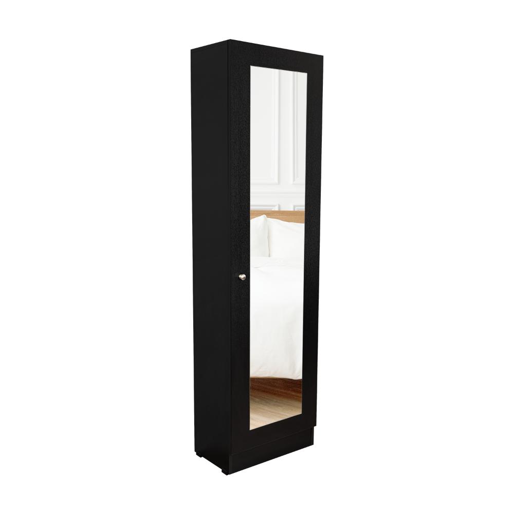 Closet Auxiliar Praga, Wengue, Incluye Espejo y  Es De Facil Instalación