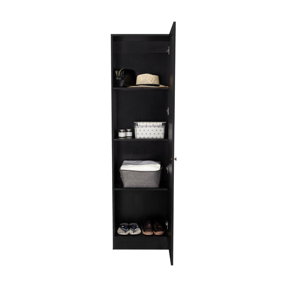 Closet Auxiliar Praga, Wengue, Incluye Espejo y  Es De Facil Instalación