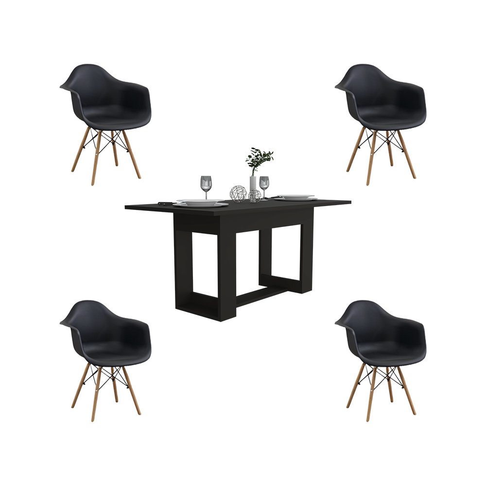 Combo Comedor Brixton , Incluye Comedor y 4 sillas