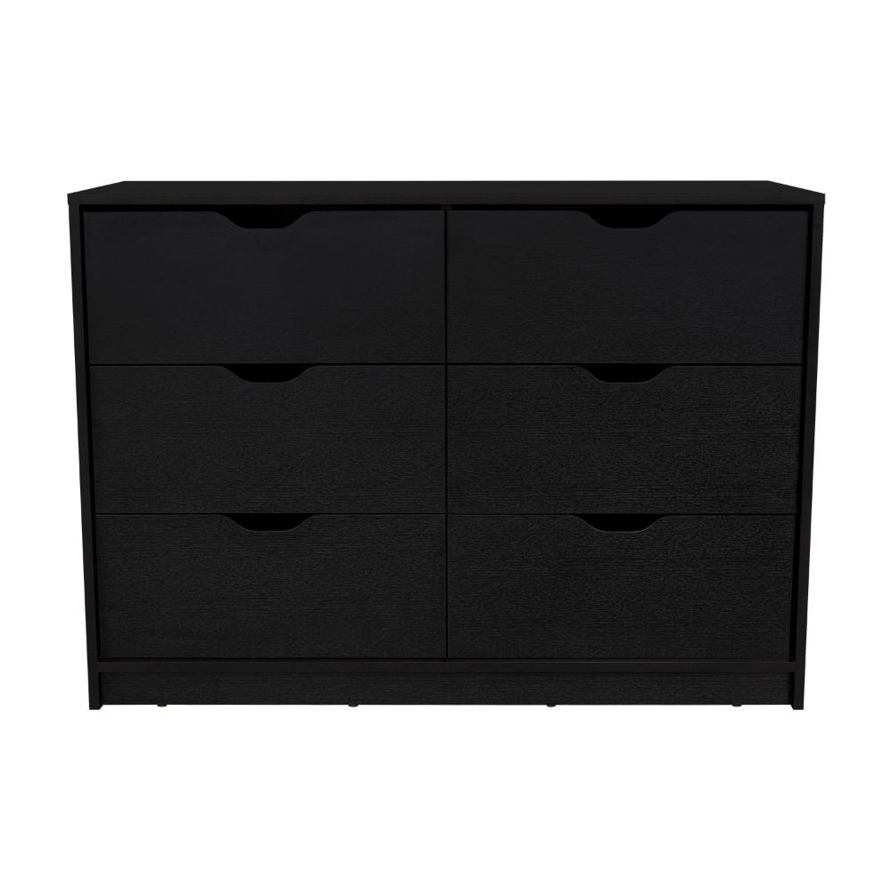 Set de 2 Organizadores Brasilia, Wengue, con Cuatro Cajones Multiusos Deslizables