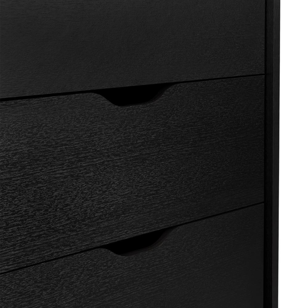 Set de 2 Organizadores Brasilia, Wengue, con Cuatro Cajones Multiusos Deslizables