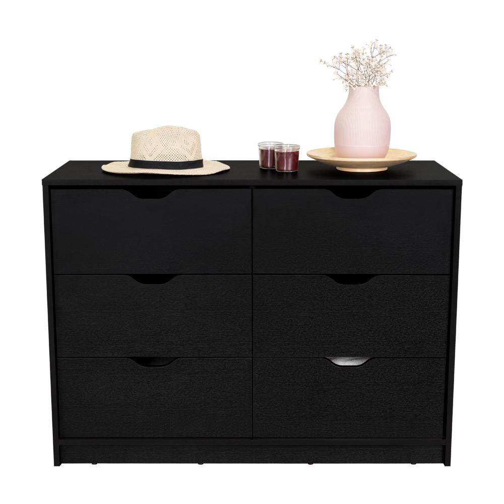 Set de 2 Organizadores Brasilia, Wengue, con Cuatro Cajones Multiusos Deslizables