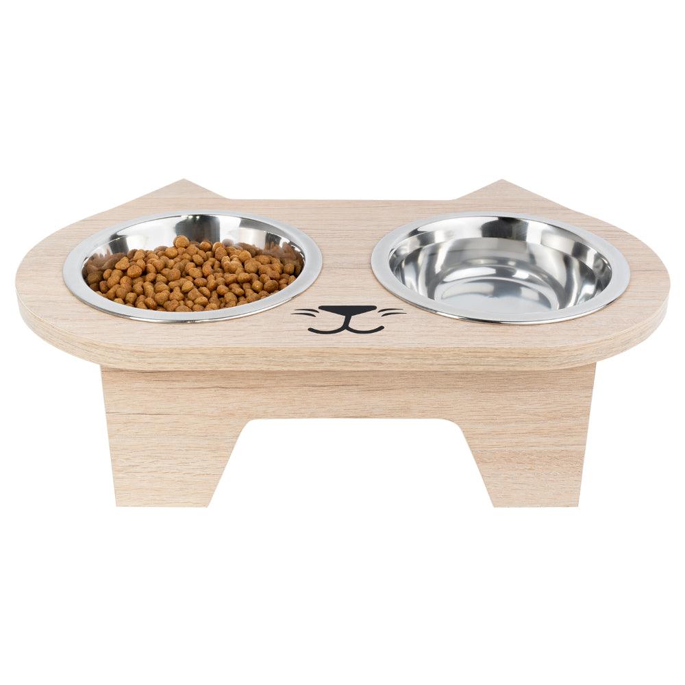 Comedero para Gatos Michí, Beige