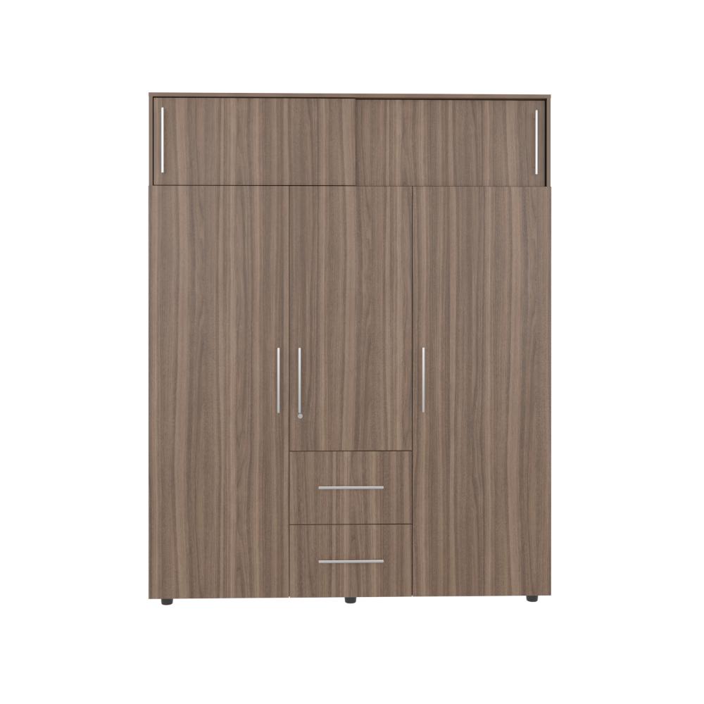 Closet Montano 160, Avellana y Wengue, Con Tres Puertas