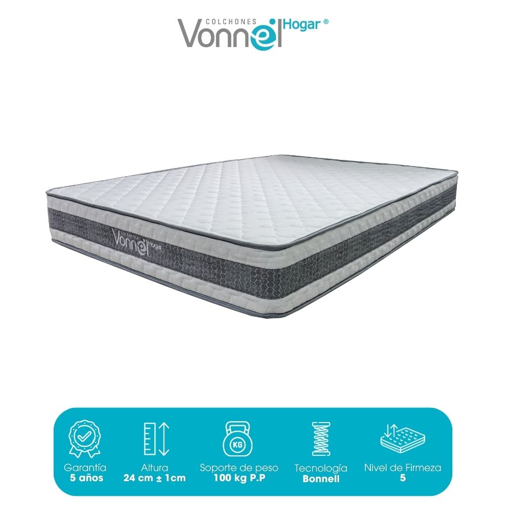 Colchón Vonnel Sencillo 100 X 190 Cm  Termocasata Plus