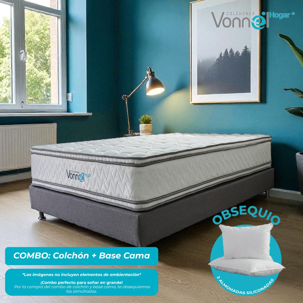 Colchón Combo Vonnel Doble (140 X 190 Cm ) Resortado Special Pillow