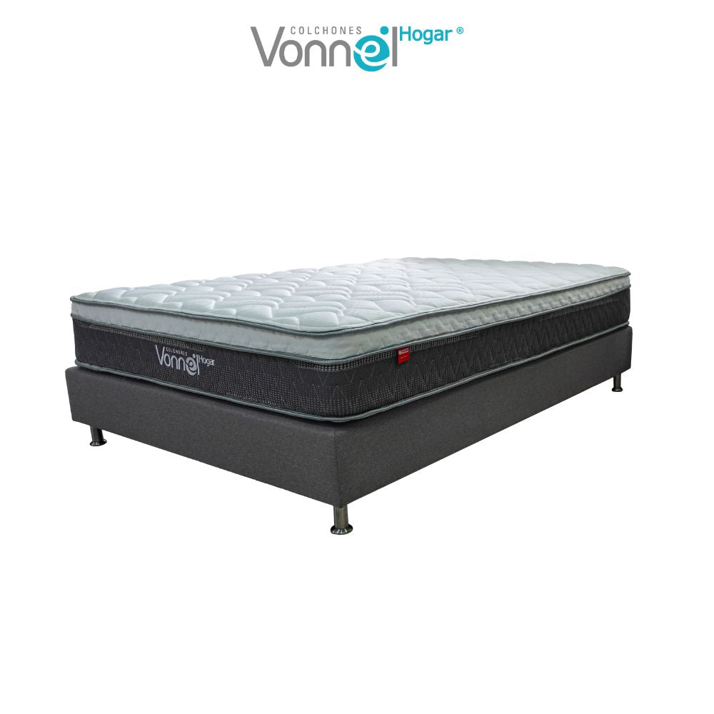 Colchón Combo Vonnel Semidoble (120 X 190 Cm ) Resortado Full Confort