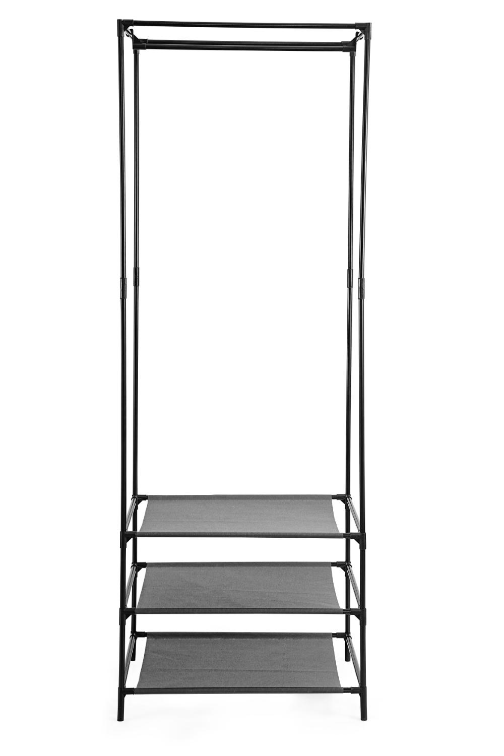 Closet Organizador Lula, Negro, De Tres Niveles