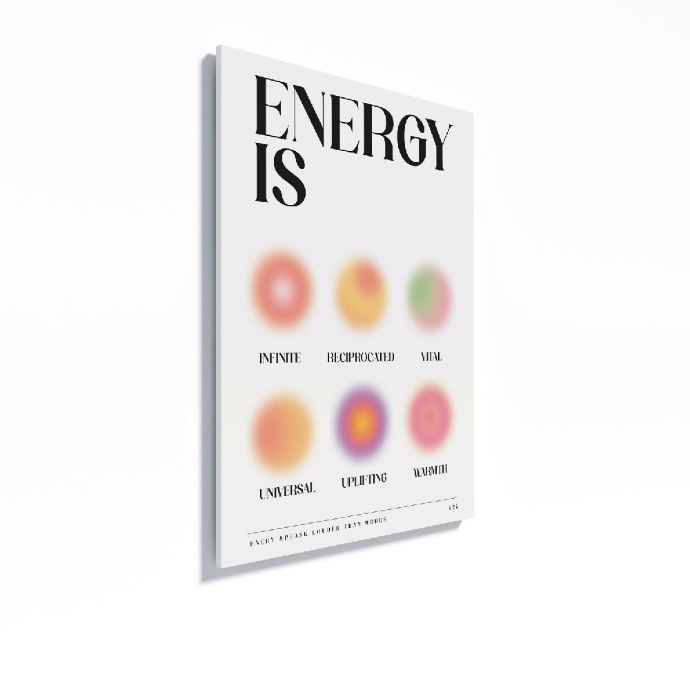 Cuadro decorativo Retablo Energy Is 30x40