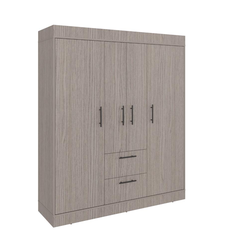 Closet Aura, Positano y Wengue, Con 4 Puertas y 2 Cajones