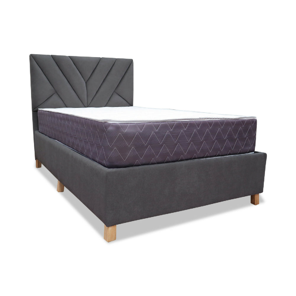 Combo Basecama y Colchon Muller 100x190 Sencillo mas espaldar