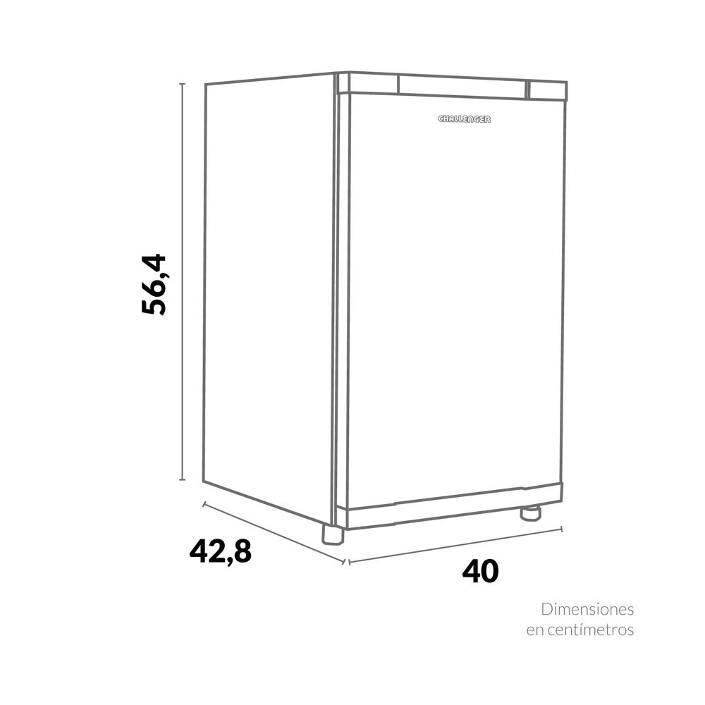 Minibar Silencioso Challenger, Color Negro