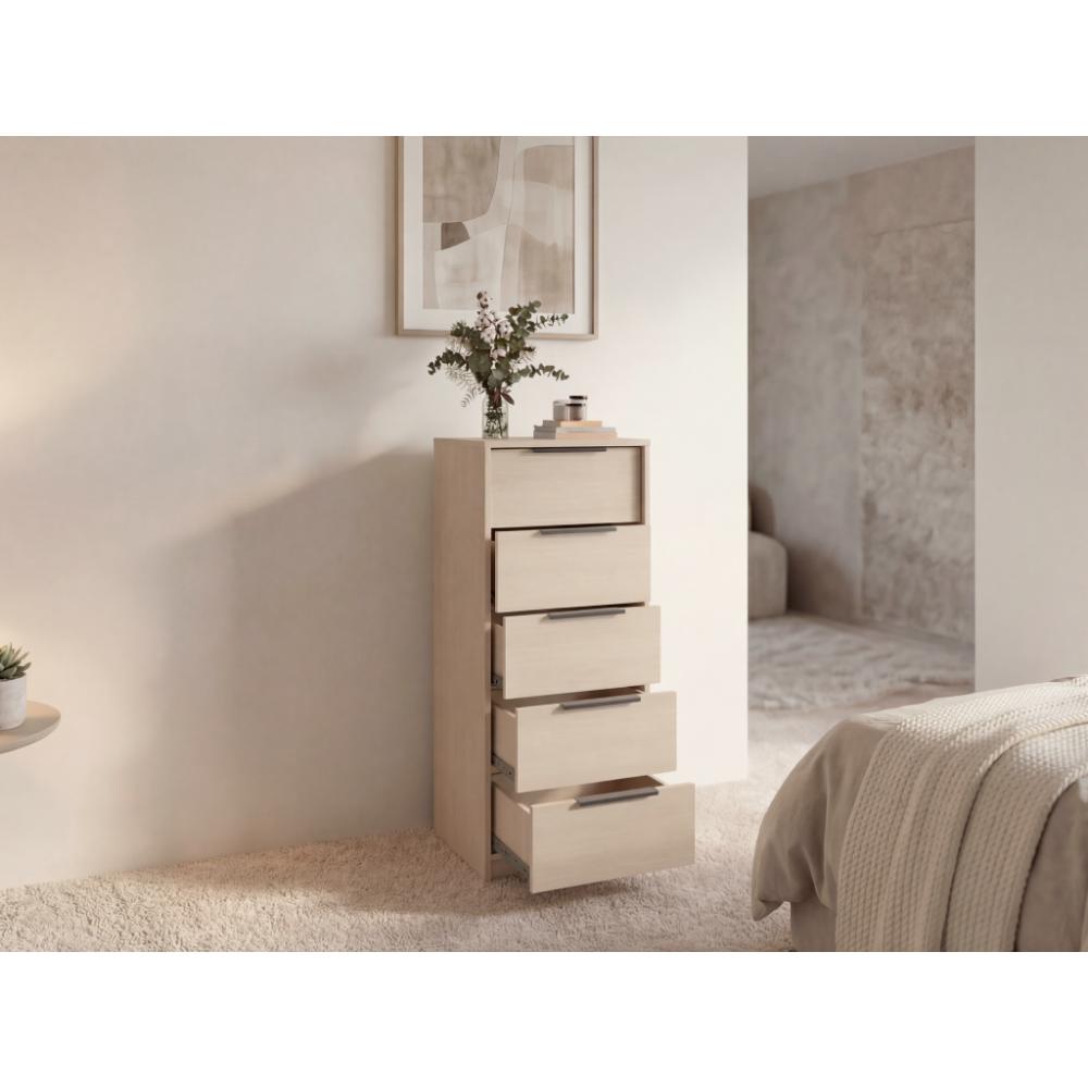 Set de 2 Organizadores Wesley, Cartagenay Blanco, con Cinco Cajones