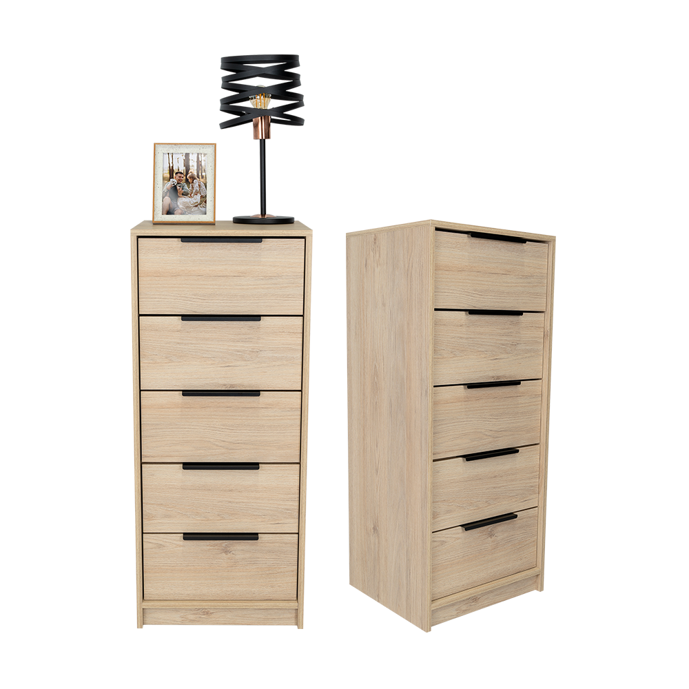 Set de 2 Organizadores Wesley, Cartagenay Blanco, con Cinco Cajones