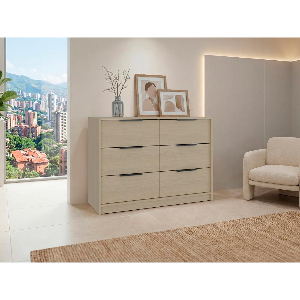 Organizador Wesley, Cartagena y Blanco, con Cuatro Cajones