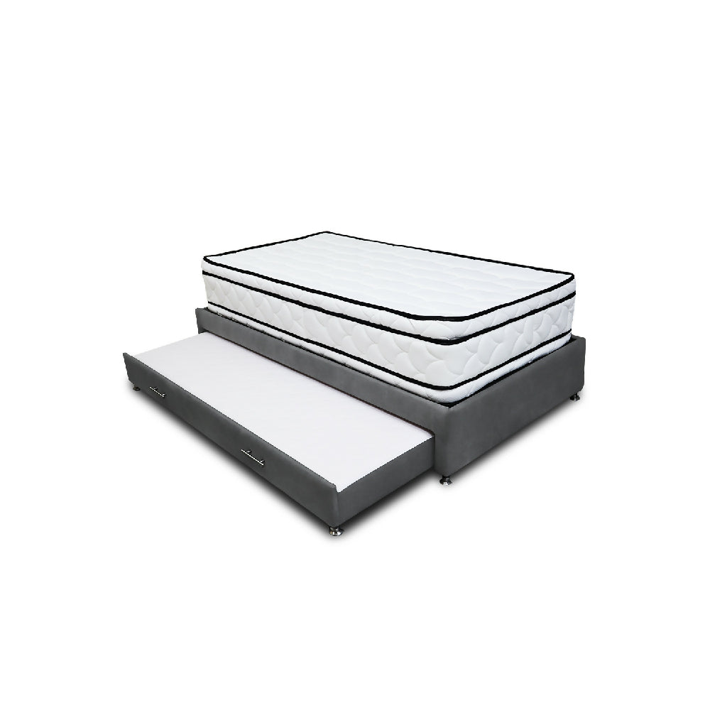 Combo Cama Tarima Nube 140x190 doble Gris Oscuro