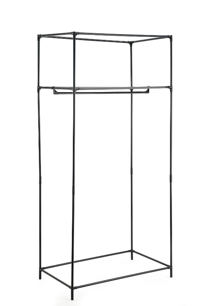 Closet Organizador Tuco, Negro, De tela, con espacio para organizar ropa