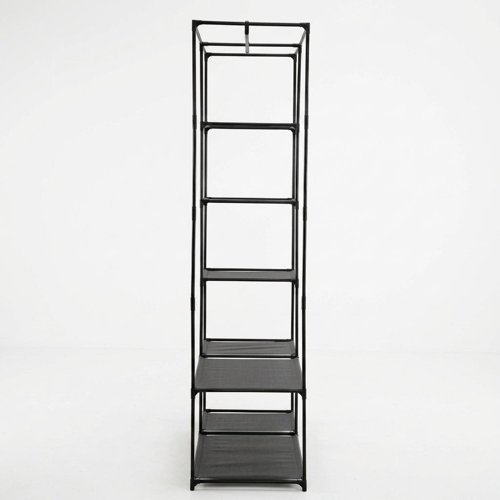 Closet Organizador Dono, Negro,  con variedad de entrepaños en tela