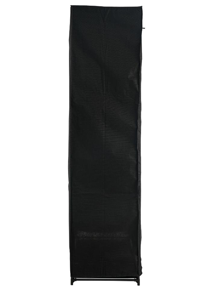Closet Organizador Dono, Negro,  con variedad de entrepaños en tela