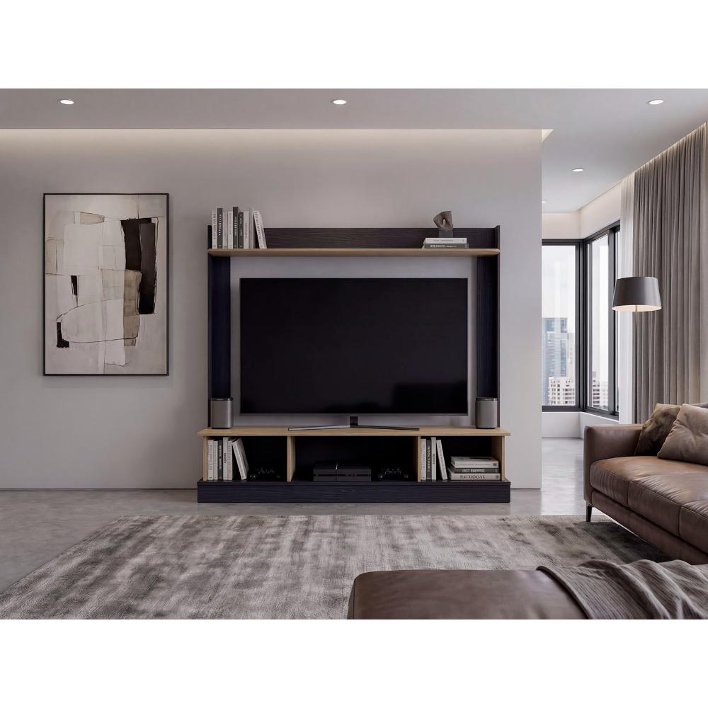 Centro de Entretenimiento Abedul, Kronos Wengue y Kronos Fresno, con Capacidad para TV hasta de 65" ZF