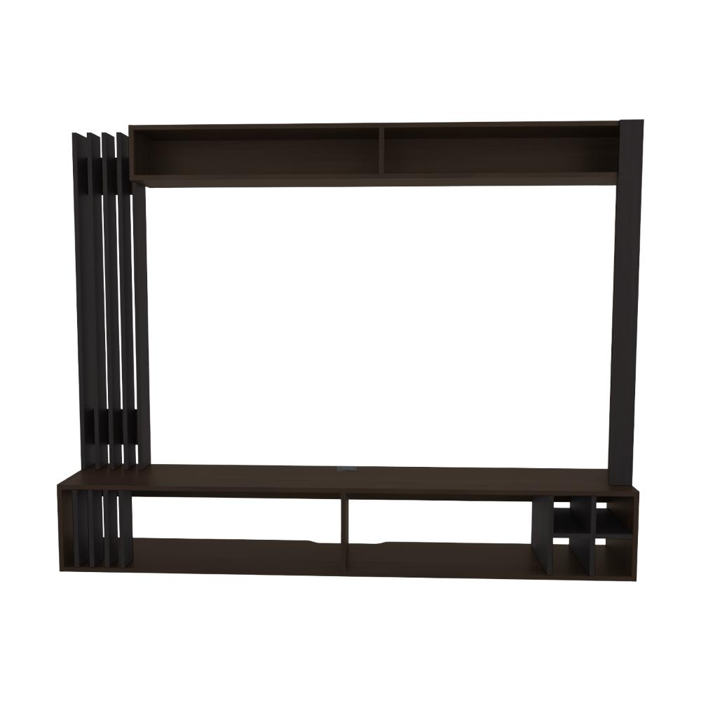 Panel de Tv Bremmen, Kronos Wengue y Kronos Nogal Europeo, tiene capacidad para tv hasta de 75" ZF