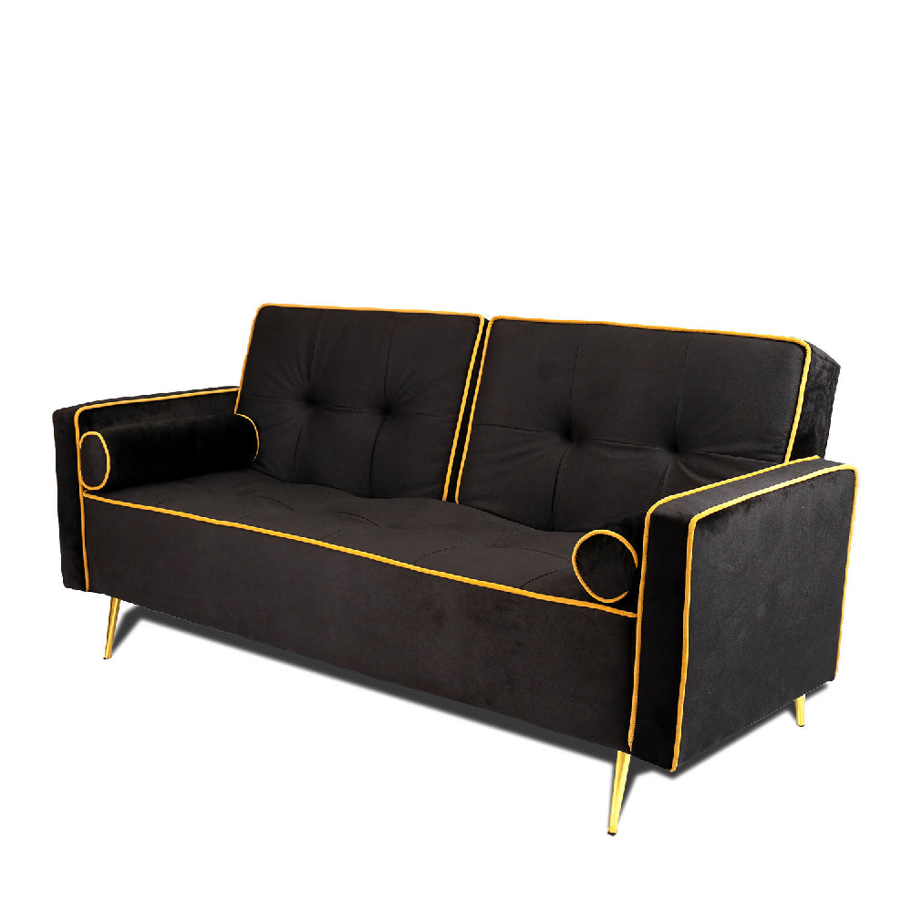 Sofá Cama Murcia Negro 3 Puestos