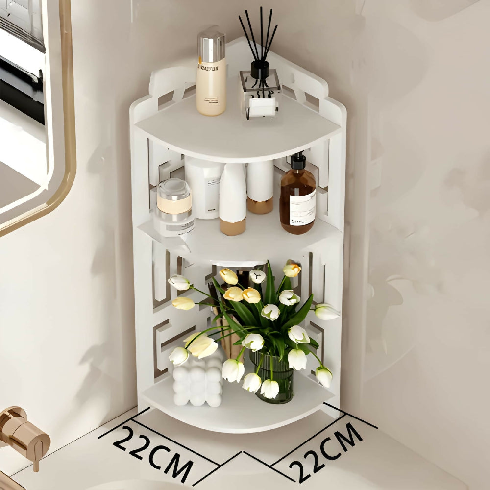 Organizador Esquinero Multiusos 3 Niveles Estante Para Baño, Decoración Y Accesorios Del Hogar