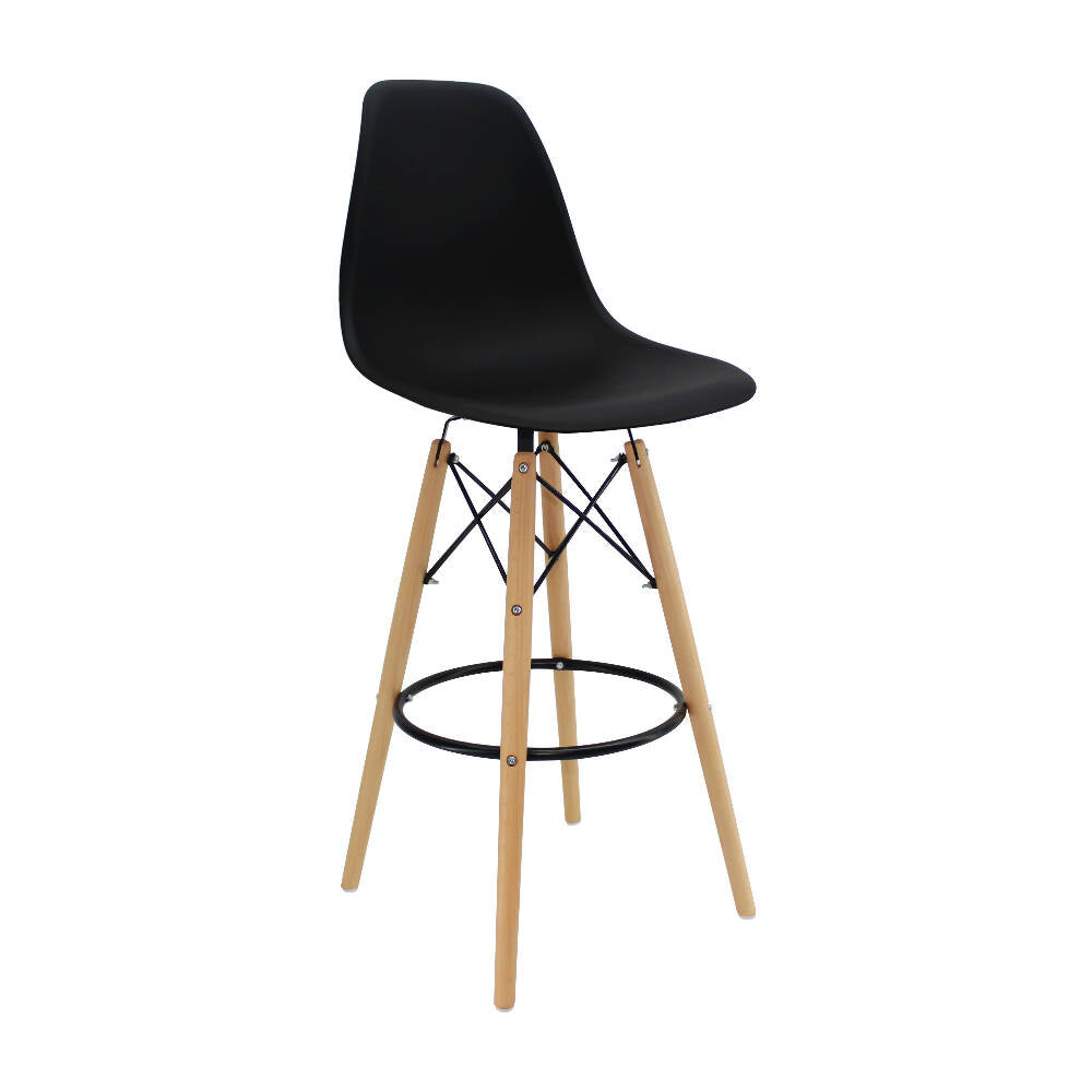 Kit Por 2 Butaco Eames Tipo Bar - Negra