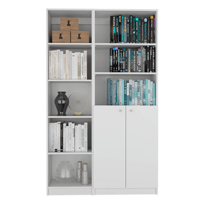 Combo de Bibliotecas Home Eco, Blanco, Incluye Dos Bibliotecas - VIRTUAL MUEBLES