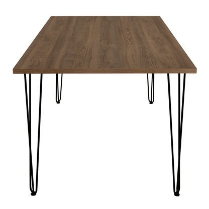 Comedor Lara, Miel, con Amplia Superficie - VIRTUAL MUEBLES
