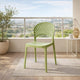 Silla Paraíso, Color Verde, con Espaldar y Diseño Moderno