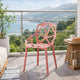 Silla Roxy, Color Salmón, con Espaldar y Diseño Moderno