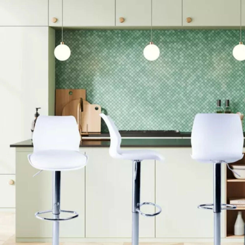 Silla Bar Bali Blanca X 3 Unidades