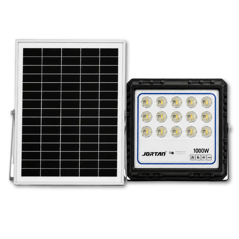 Reflector LED Solar De 1000W Para Exterior Ilumina Grandes Espacios