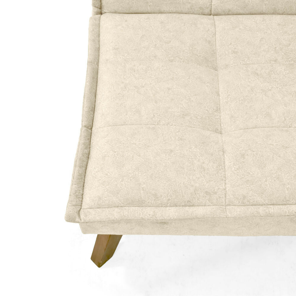 Sofa Cama Morrison 174x100x80 Reclinable Tela Beige