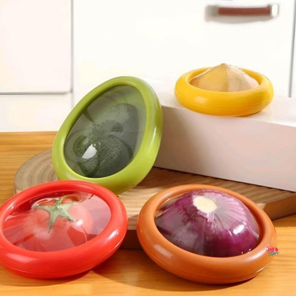 Contenedores Herméticos Fruta Verdura Recipientes Cocina x4