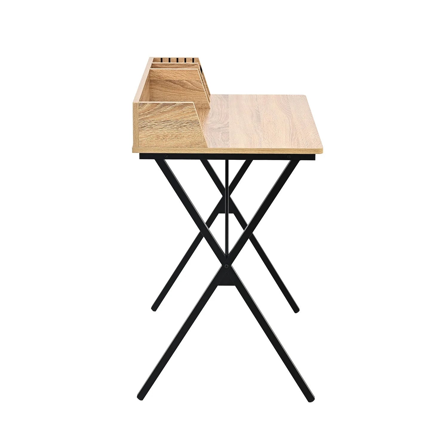 Escritorio Industrial Desk Var, Café