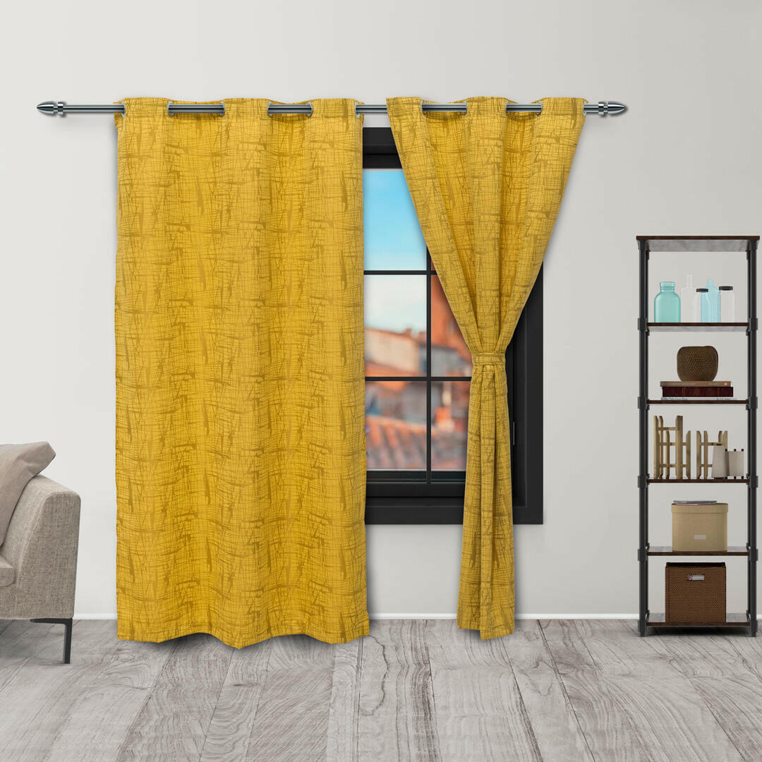 Cortina Yacar Dorado Argolla 2,60 X 2,20 Aprox.