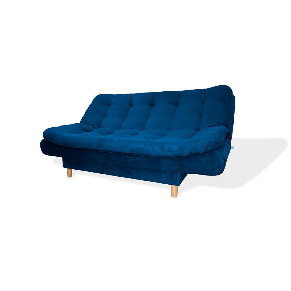 Sofá cama Meier Azul Petroleo + Cojines