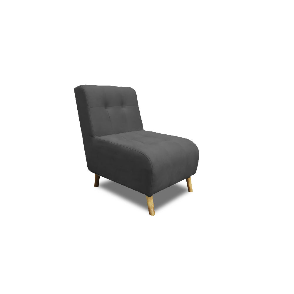 Poltrona Fija Milan Gris Oscuro