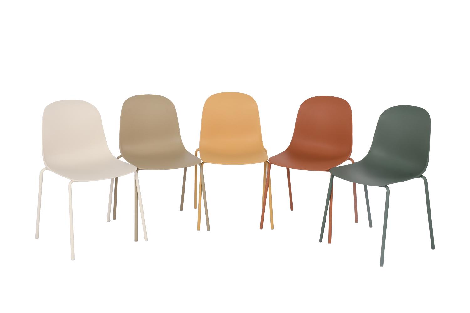 Silla Aiara, Color Mostaza, diseño moderno