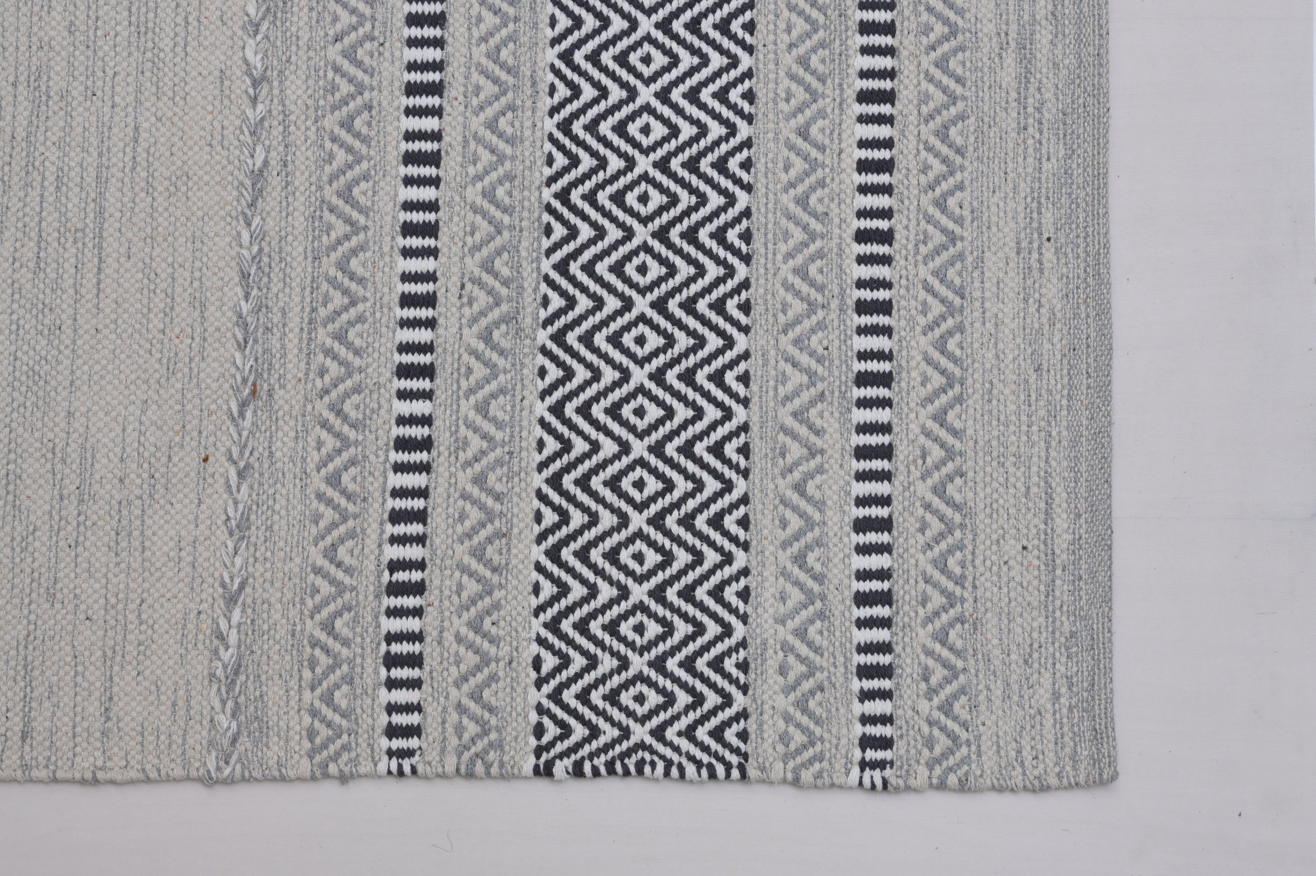 Alfombra Decoghar Ic14540 Kellim Con Soporte, Gris