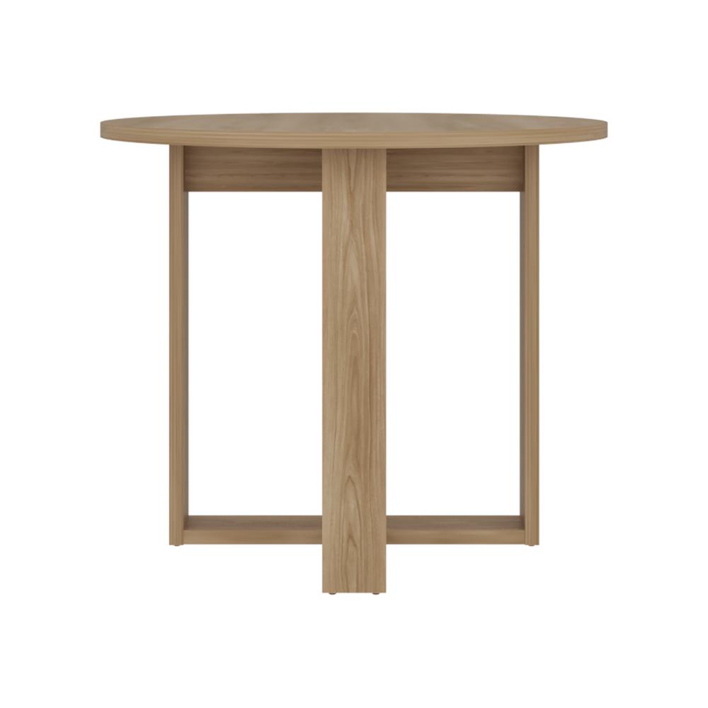 Mesa Para Comedor Lily, Fresno Europeo, estilo moderno y minimalista, No incluye Sillas ZF