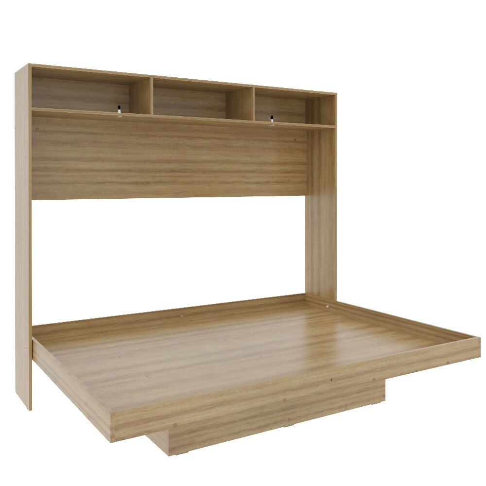 Cama Abatible Doble Ibiza, Almendra