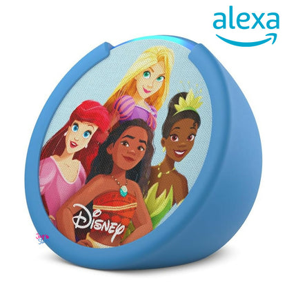 Asistente Virtual Alexa Echo Pop Para Niños Kids Amazon Parlante Inteligente - Princesas